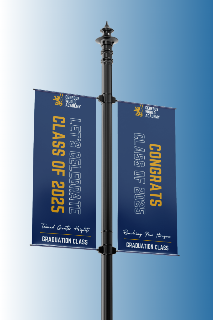 lamp post banner